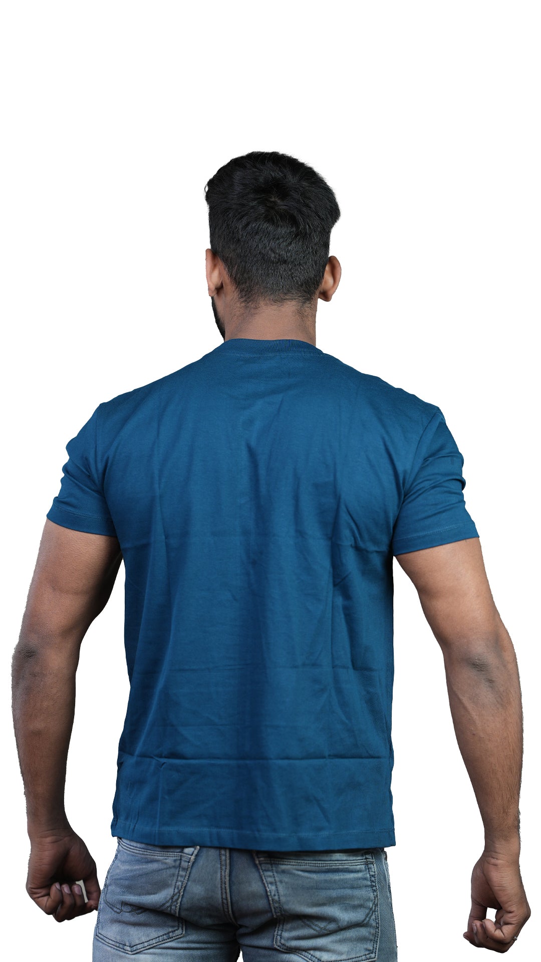 Blue Urban Essence Regular Fit 100% Cotton T-Shirt