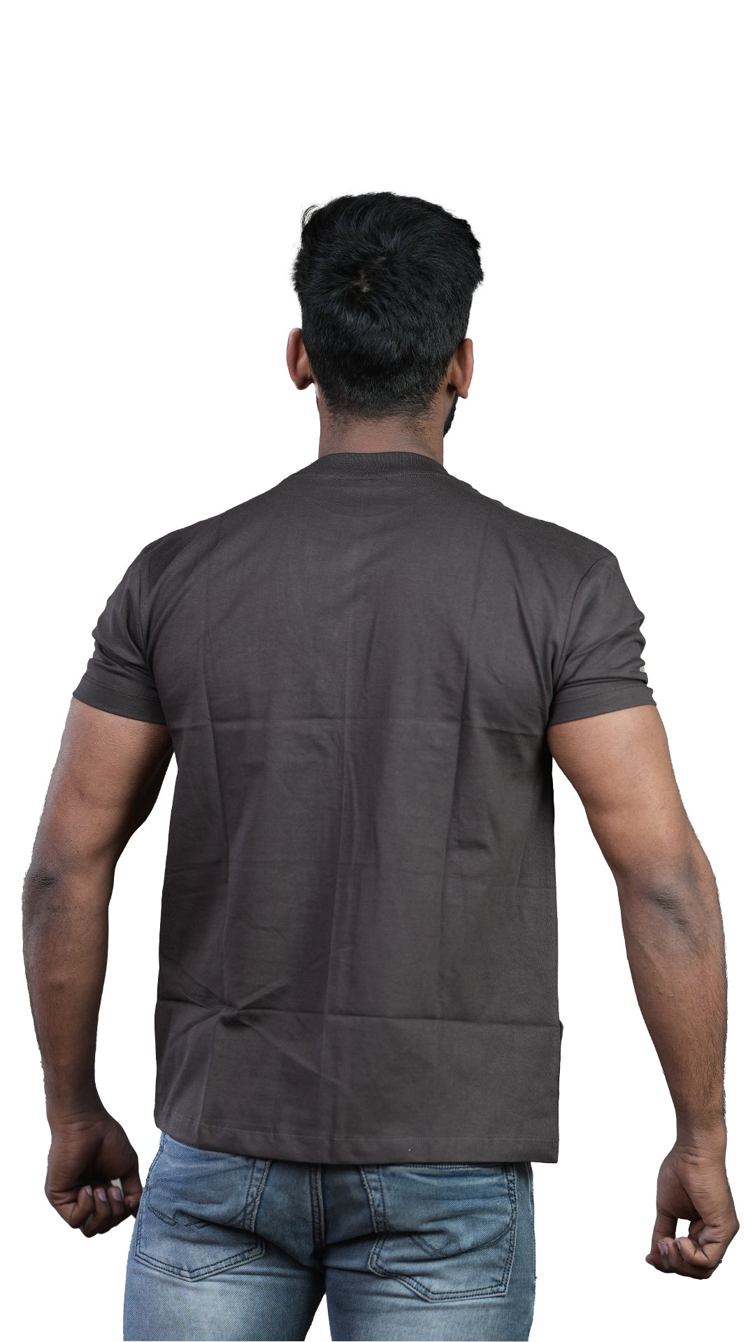 Major Brown NIUEMAN BASICS Regular Fit 100% Cotton T-Shirt