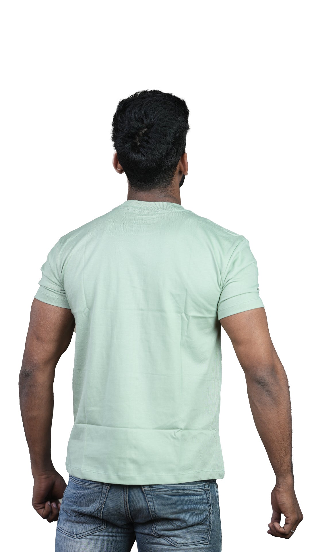 Light Green Urban Essence Regular Fit 100% Cotton T-Shirt