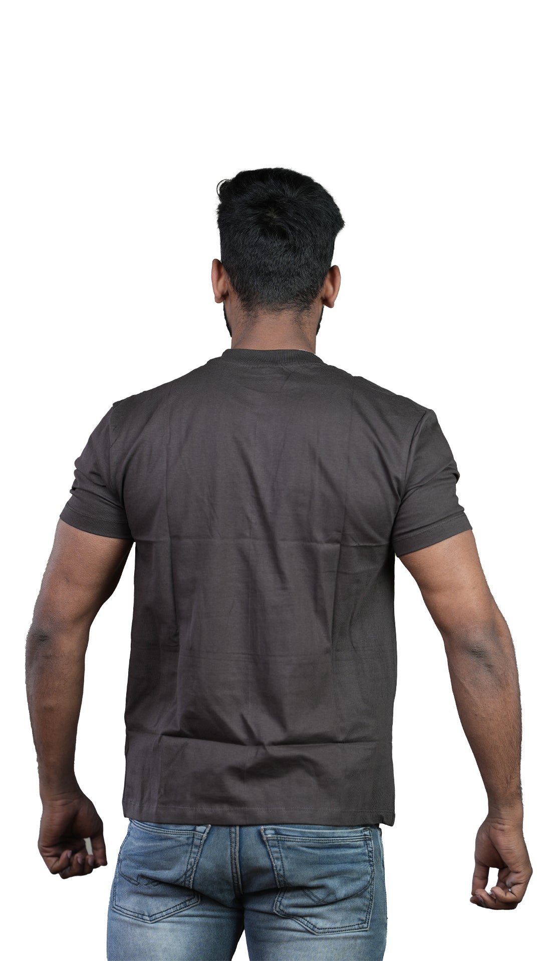 Major Brown Essence Regular Fit 100% Cotton T-Shirt