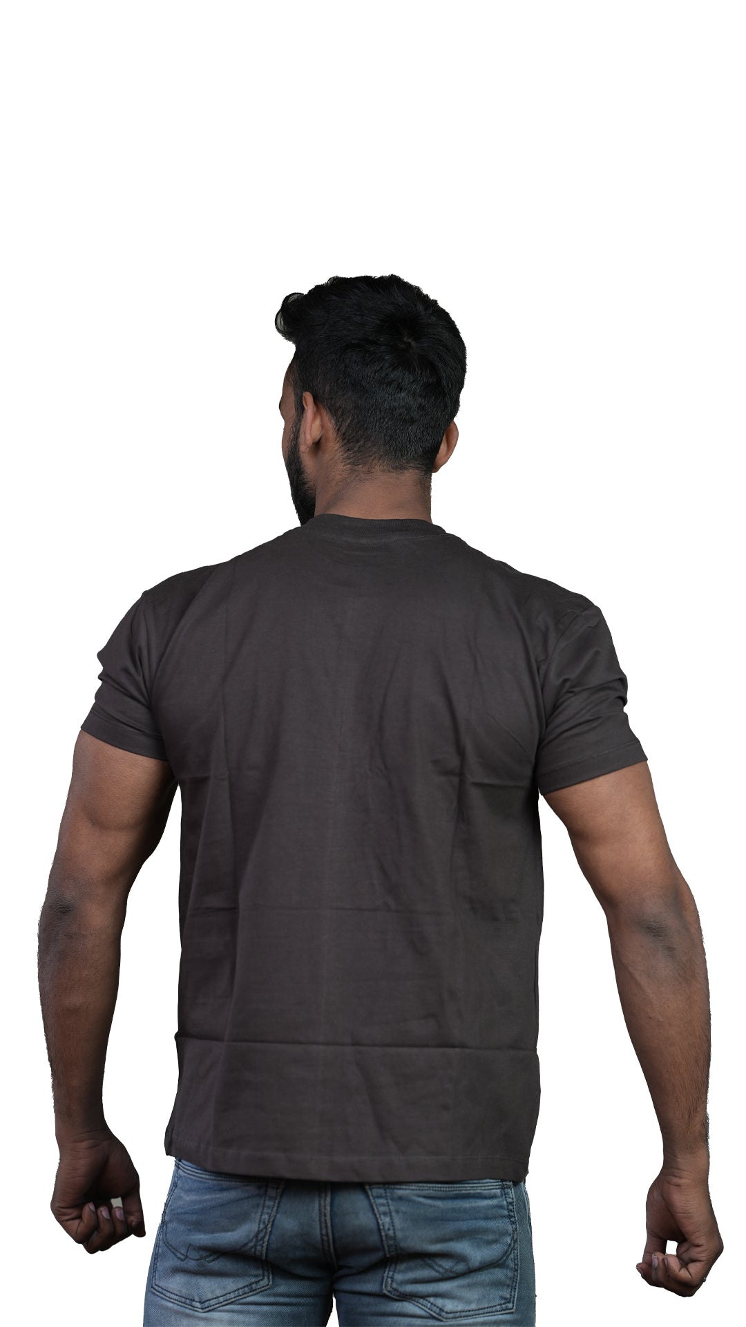 Major Brown Courageous Regular Fit 100% Cotton T-Shirt